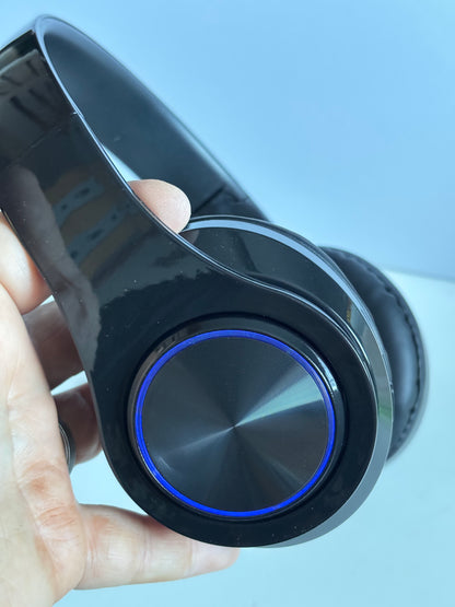 Wireless Headphones with Deep Bass, Built-in Mic, Lightweight Foldable Design, 3.5mm Audio Jack, Stereo Sound