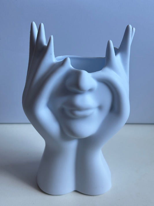 Unique Creative Human Body Art Makeup Brush Cup