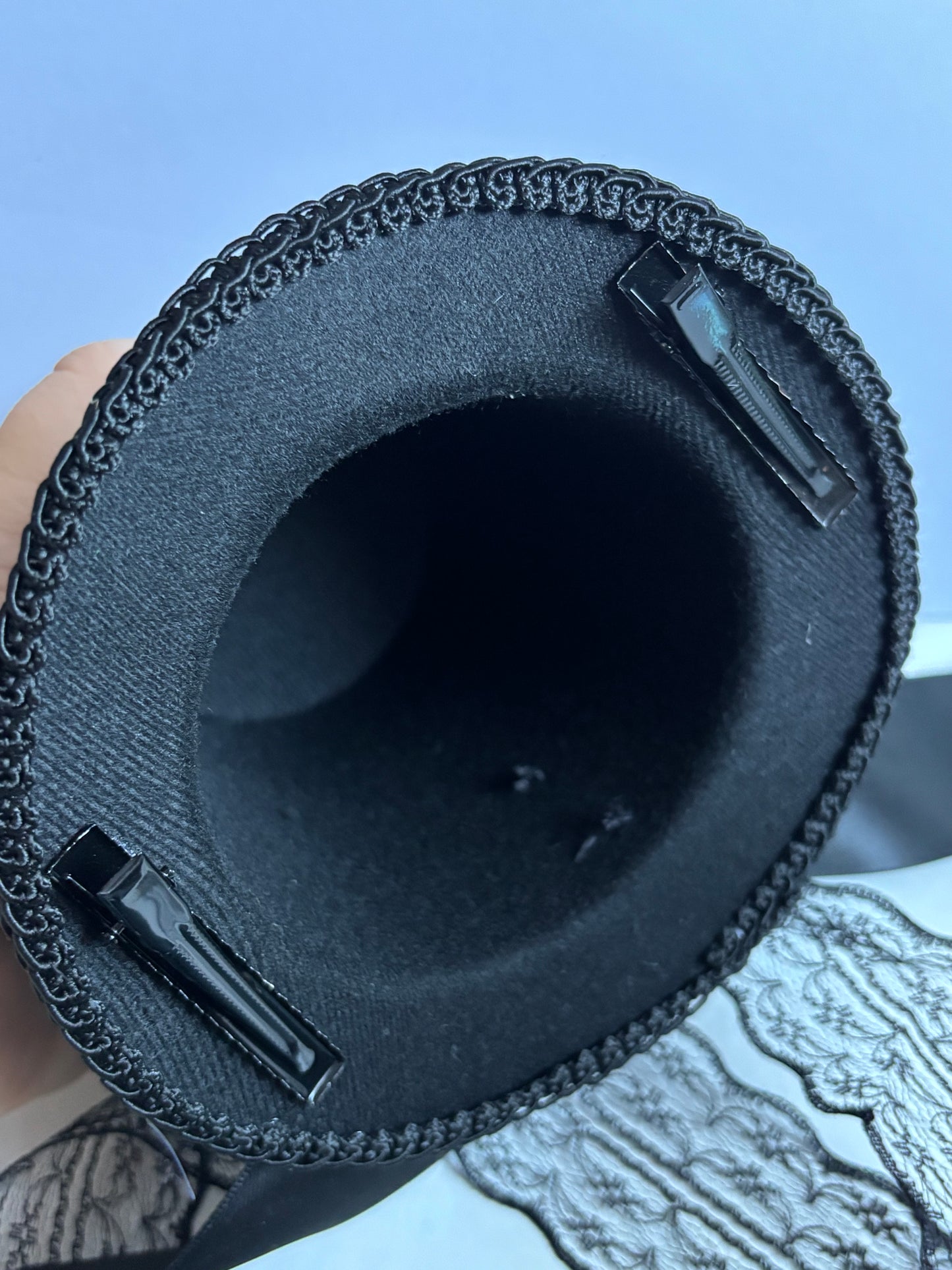 Steampunk Top Hat with Mechanical Gears, Compass Decoration