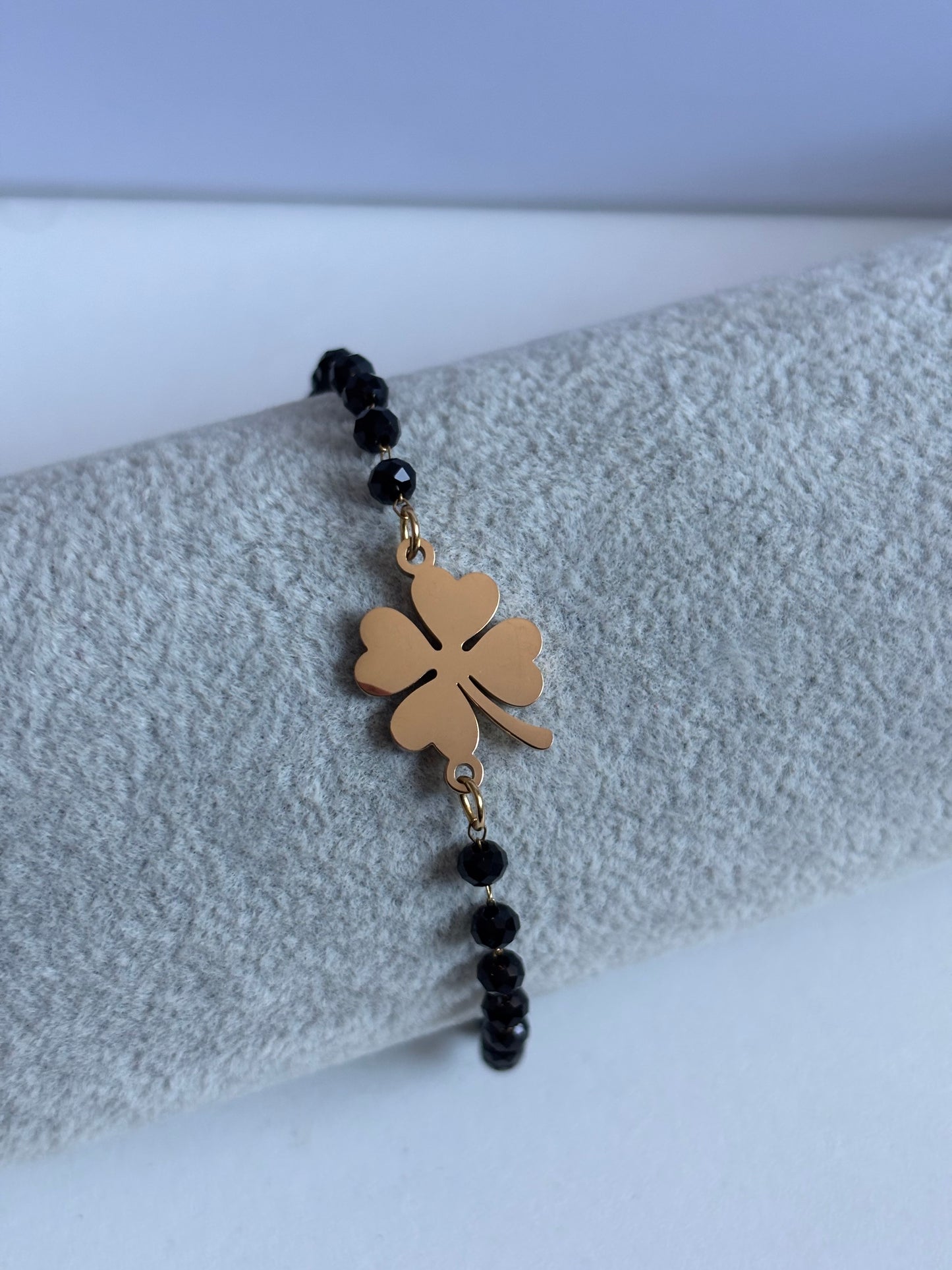 Stainless Steel Four-Leaf Clover Bracelet Minimalist Bracelet